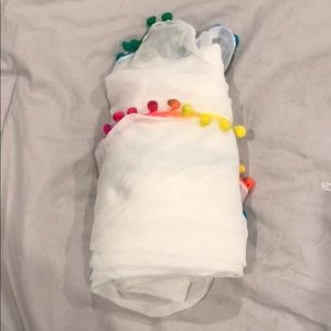 Colorful Pom Pom Kimono